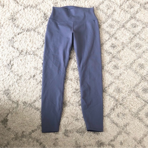 Alo Yoga 7/8 High-Waist Airbrush Legging Infinity Blue S - Picture 6 of 11